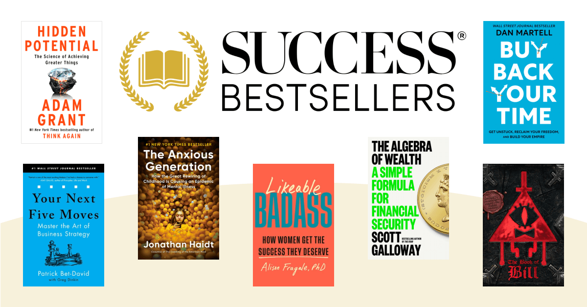 SUCCESS® Unveils Weekly Bestseller Lists Across 8 Categories, Reflecting Shifting Trends in Personal and Professional Growth