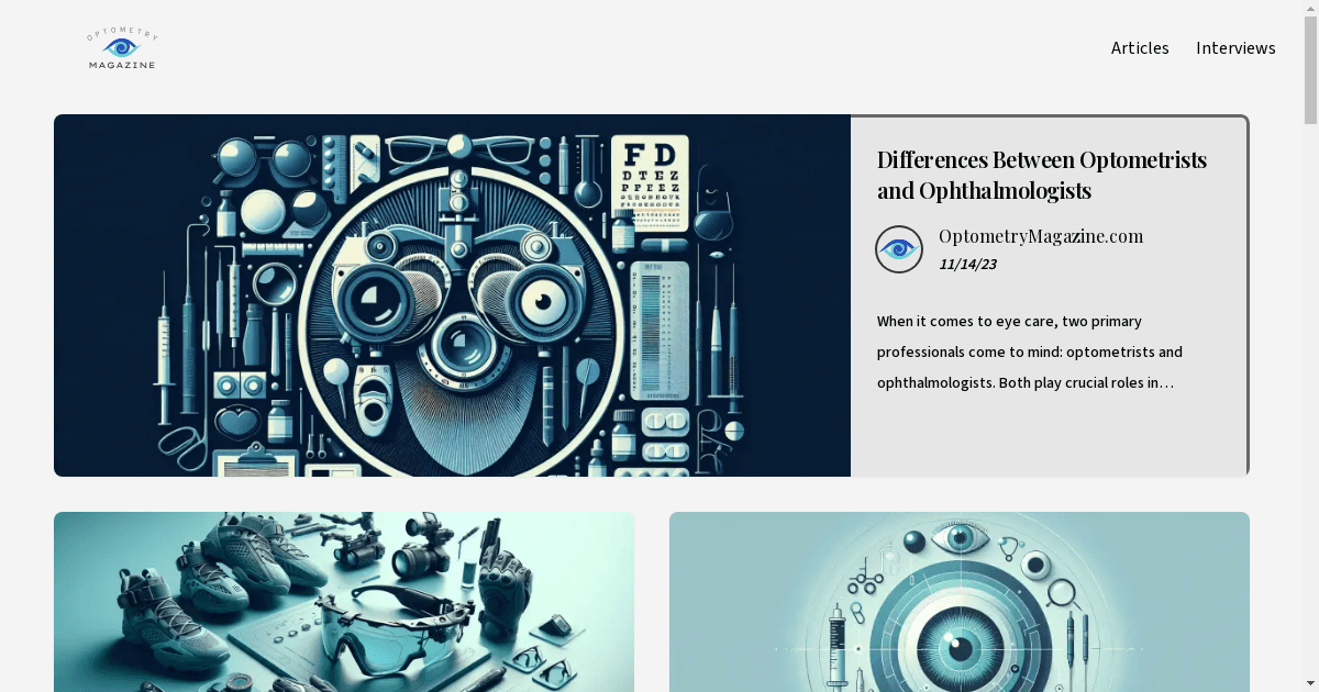 banner image for: Revista de Optometría se lanza: La vanguardia del conocimiento y la experiencia en cuidado de la visión.