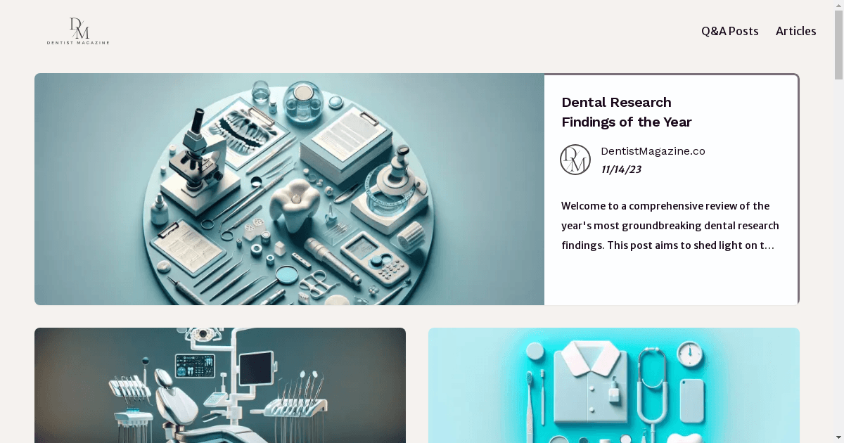 banner image for: Le magazine des dentistes fait ses débuts, établissant de nouvelles normes en matière d'informations et de connexions dans l'industrie dentaire.