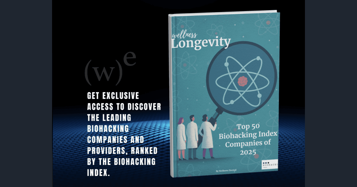 banner image for: 2025 Biohacking Index Top 50 Report Released, Setting a New Standard for Trust and Transparency in Wellness