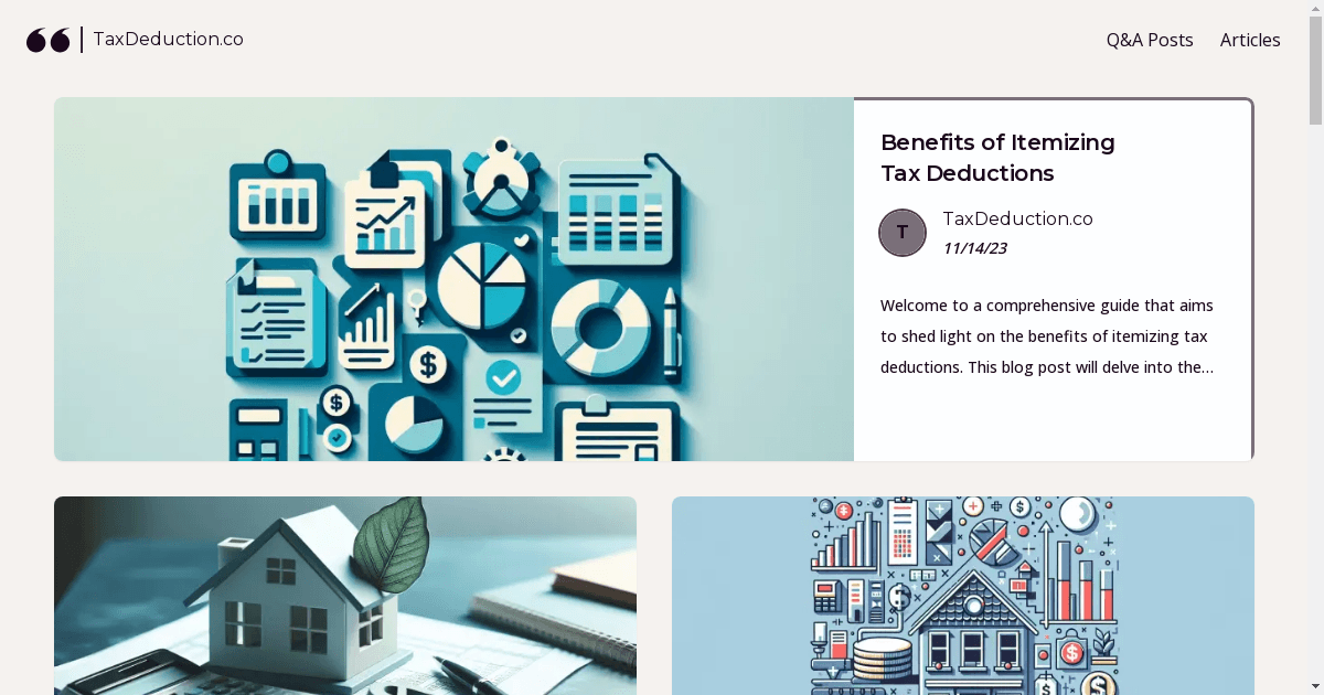 banner image for: TaxDeduction.co: El portal para personas y profesionales con conocimientos fiscales.