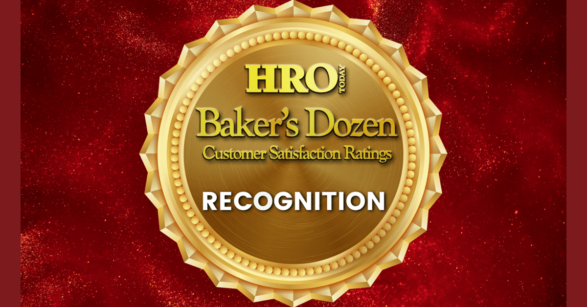 banner image for: HRO Today Names Winners of 2025 Baker’s Dozen Customer Satisfaction Ranking for Recognition Services