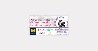 banner image for: University of Michigan Researchers Investigating Efficacy of Unique Cannabinoid Formulations and Dosing for Chronic Pain