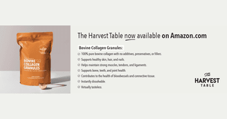 banner image for: South African Wellness Brand The Harvest Table Preparing to Launch Clean Collagen and Plant-Based Nutrition on Amazon