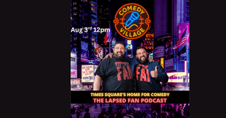 banner image for: The Lapsed Fan 10th Anniversary Podcast Wrestling Comedy Show.