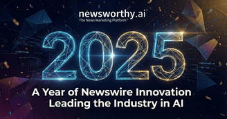 banner image for: Newsworthy.ai Caps 2025 With Rapid AI Innovation, Network Expansion, and Industry-First Milestones