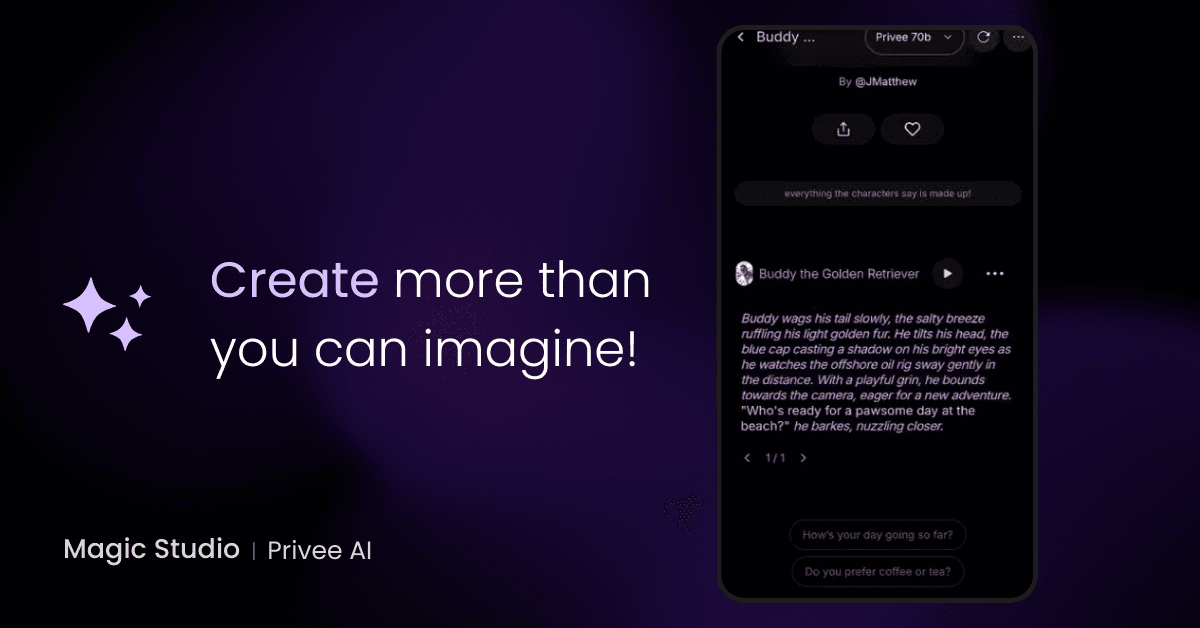 Privee AI Launches Magic AI Studio, Revolutionizing AI Chatbot Creation