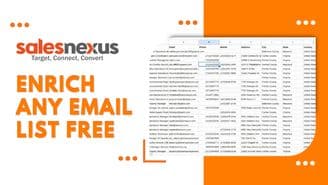 SalesNexus Introduces Free Service to Automatically Find Missing Contact Info for Email Lists