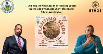 banner image for: Senator Sharif Street’s “Planting Seeds” Podcast Returns for Season 2, Adds Gibran Washington as Co-Host on CannabisRadio.com