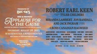 Buc-ee’s Presents Robert Earl Keen and Friends: Applause for the Cause – A Star-Studded Fundraiser for Texas Hill Country Flood Relief