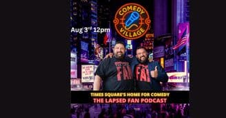 banner image for: The Lapsed Fan 10th Anniversary Podcast Wrestling Comedy Show.