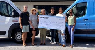 Tru Plumbing and Gas Launches “Making Waves” Initiative with $1,500 Donation to A Bed 4 Me Foundation