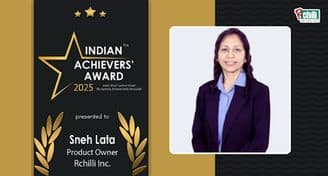 banner image for: RChilli Product Owner Ms. Sneh Lata Wins Indian Achievers’ Award