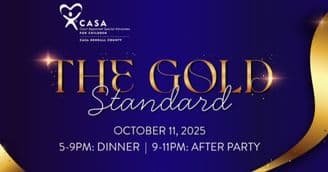CASA Kendall County Shines Bright at the Gold Standard Gala 2025