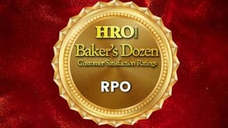 HRO Today Names Winners of 2025 Baker’s Dozen Customer Satisfaction Ranking for RPO