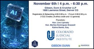 banner image for: Colorado Judicial Institute Addresses the Influence of AI on the Legal Community