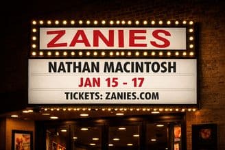 Nathan Macintosh Returns to Zanies Chicago for Five-Show Run January 15–17
