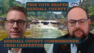 banner image for: Vote Like a Texan Explores Growth, Water, and Local Power in Kendall County with Commissioner Chad Carpenter