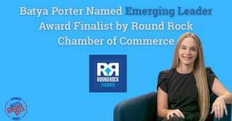 Batya Porter Named Emerging Leader Award Finalist by Round Rock Chamber of Commerce