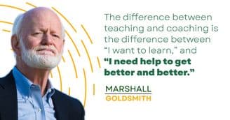 Marshall Goldsmith Shows Why Asking for Help Is a Sign of Growth