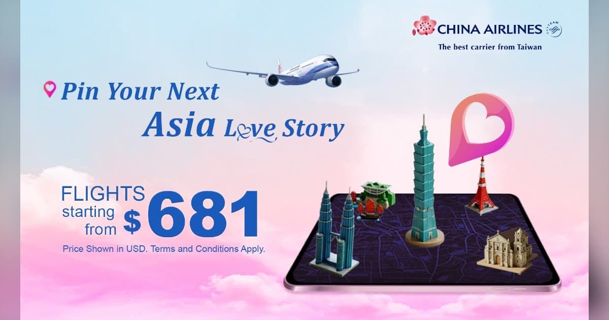 China Airlines Expands North America Connectivity with Valentine's Fares, Route Milestone, and Michelin Dining