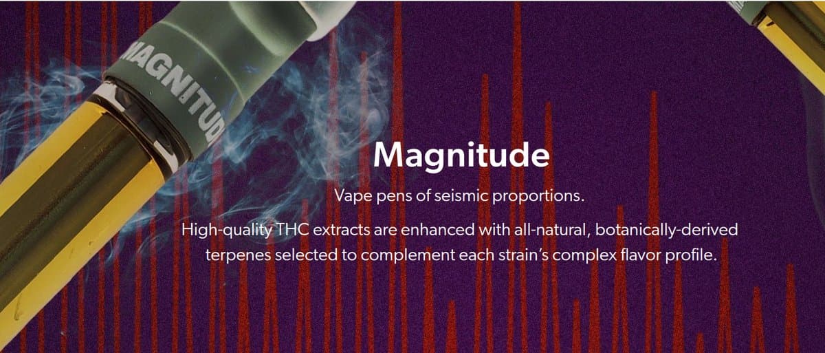 banner image for: "Los cartuchos de vapeo Magnitude se expanden a seis nuevos estados."