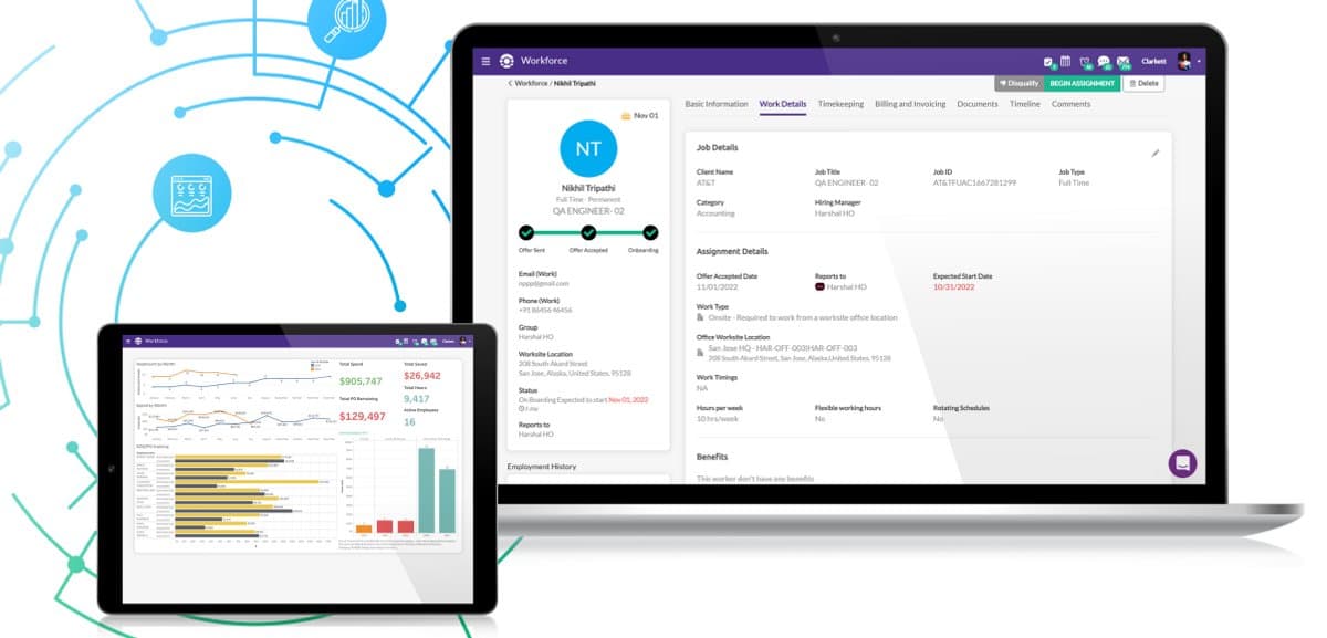 banner image for: Les informations sur la main-d'œuvre de Prosperix vont au-delà du suivi traditionnel des travailleurs en incorporant des données et des analyses en temps réel.