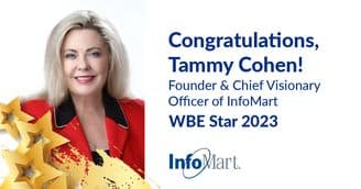 InfoMart’s Tammy Cohen Honored as a 2023 Women’s Business Enterprise Star by the Women’s Business Enterprise National Council (WBENC)