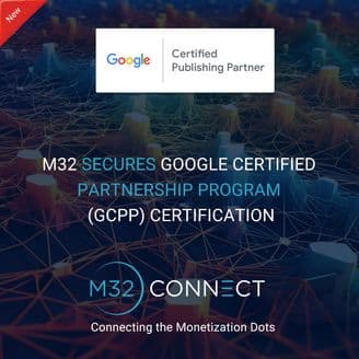 M32 Connect Secures Google Certified Partnership Program (GCPP) Certification