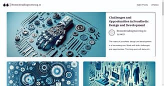 banner image for: BiomedicalEngineering.io fait ses débuts : Le carrefour de l'innovation biomédicale et de l'expertise.