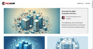 banner image for: DatabaseManagement.io fait ses débuts : le principal centre de connaissances et d'expertise en matière de gestion de bases de données.