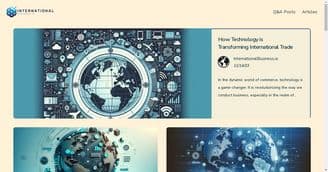 banner image for: Announcing InternationalBusiness.io: Your Essential Guide to Global Business Landscape