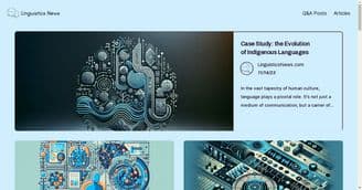 banner image for: Introducing LinguisticsNews.com: A Premier Destination for Linguistics Enthusiasts and Experts