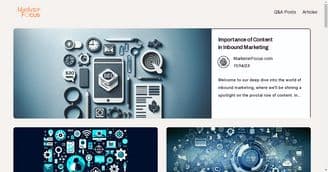 banner image for: MarketerFocus.com Unveiled: The Next-Level Resource for Modern Marketing Minds