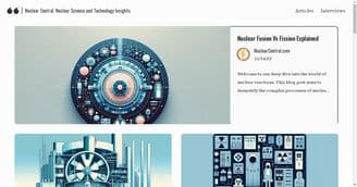 banner image for: NuclearCentral.com Unveiled: The Destination for Nuclear Science and Technology Insights