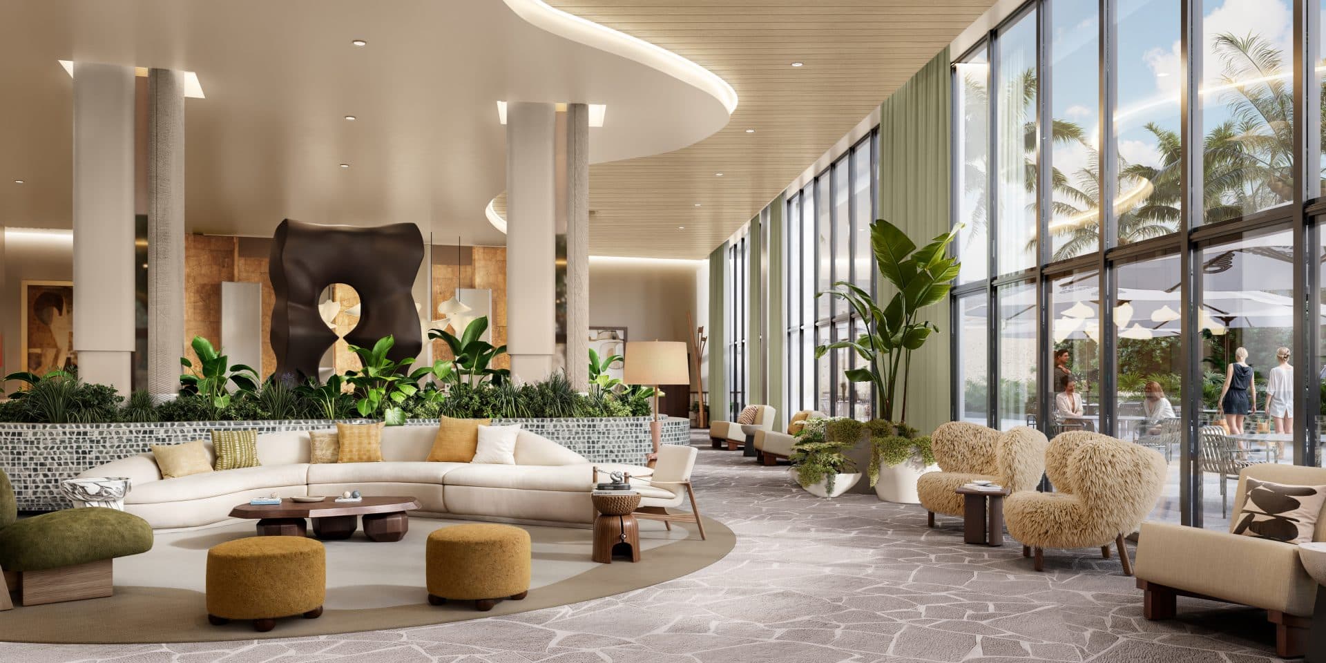 Midtown Park Residences by Proper Reveals Meyer Davis-Designed Public Spaces in Miami