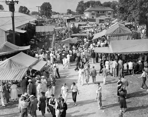 A. Aubrey Bodine's Timonium Fair (1936) Photograph Showcases His Pioneering Pictorialist Style