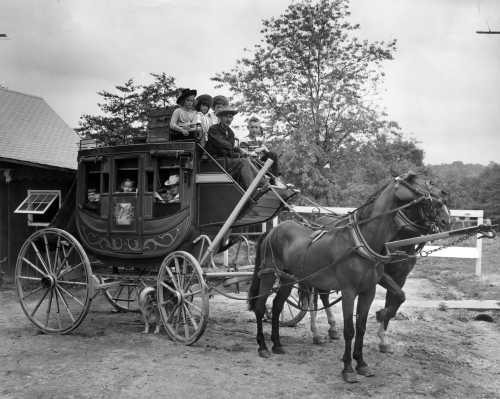 A. Aubrey Bodine's Photographic Legacy Celebrated Through Historical Stagecoach Image