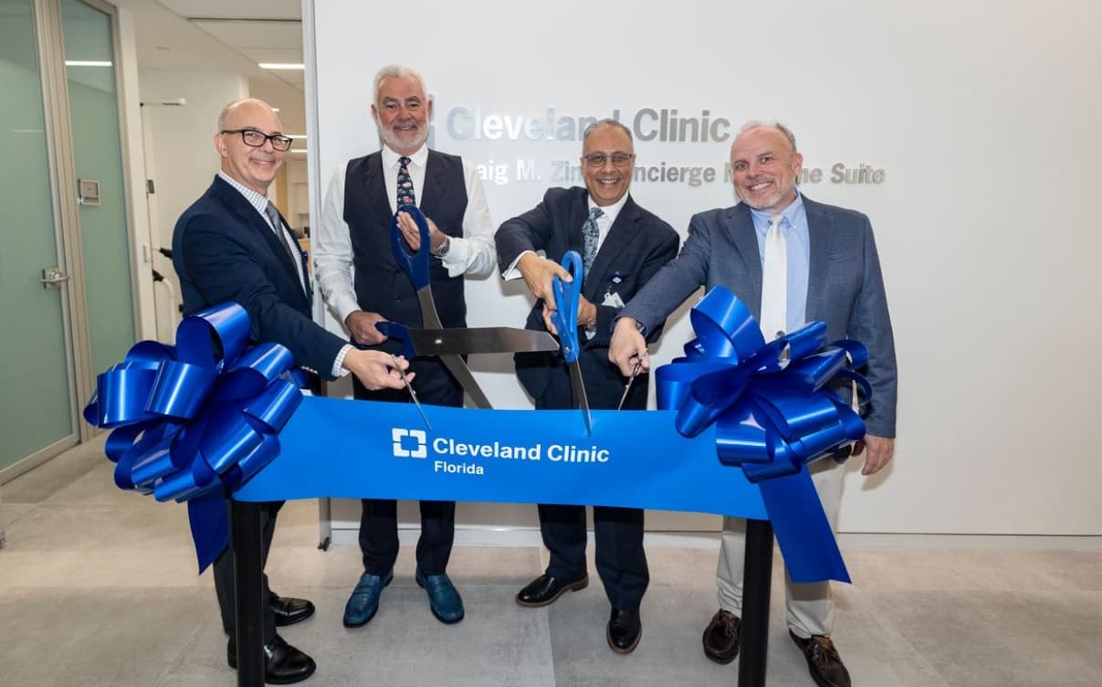 Craig Zinn Automotive Group's $2 Million Gift Enhances Cleveland Clinic's Concierge Medicine Suite in Weston
