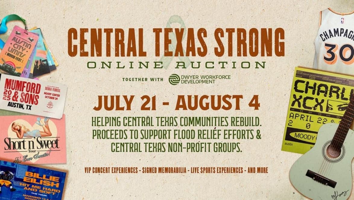 Central Texas Strong Online Auction to Aid Flood Relief Efforts