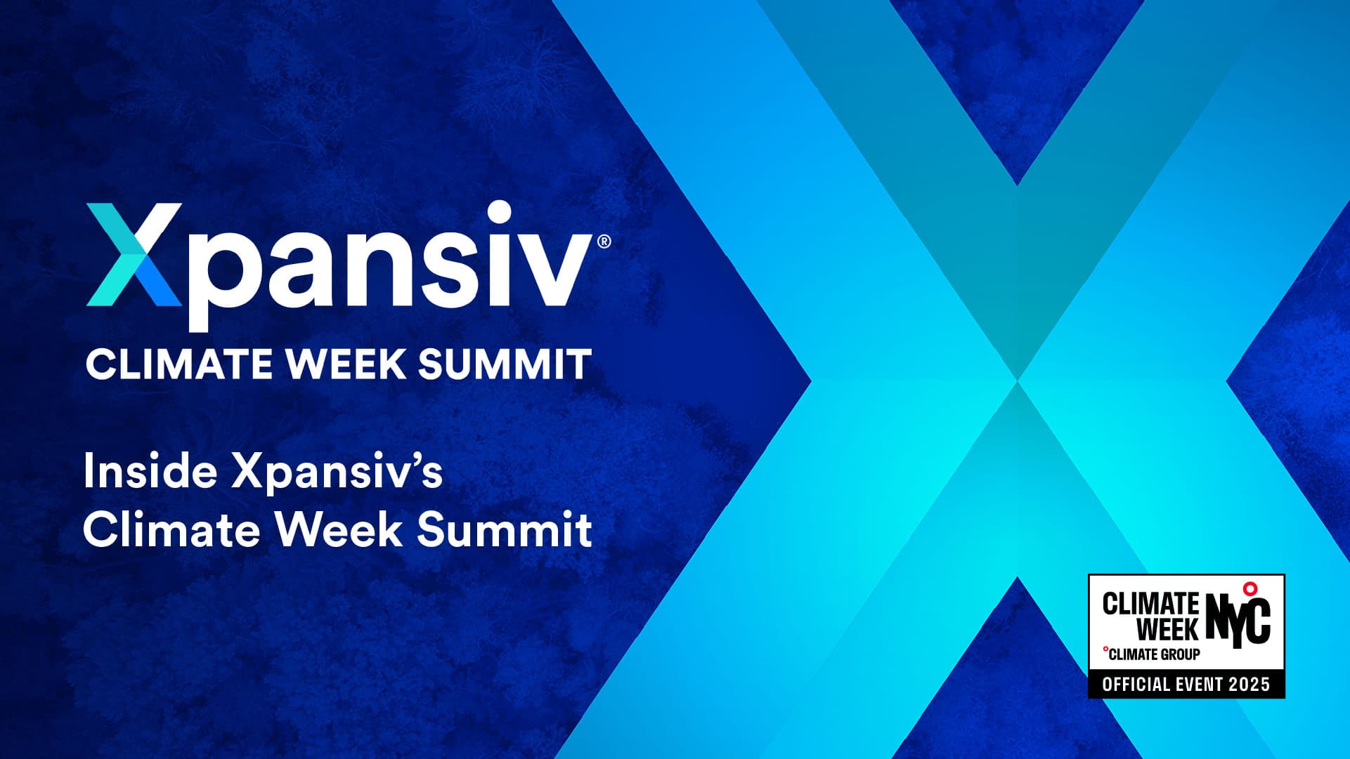 Xpansiv Climate Week Summit 2025 to Address Critical Climate Market Infrastructure and Solutions