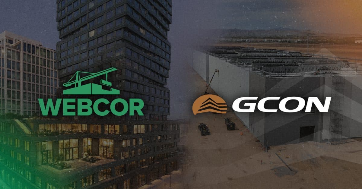Webcor LP Acquires GCON Construction in Strategic Move to Expand Technology Sector Presence