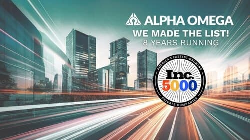 Alpha Omega Achieves Eighth Consecutive Year on Inc. 5000 List, Highlighting Growth and Innovation