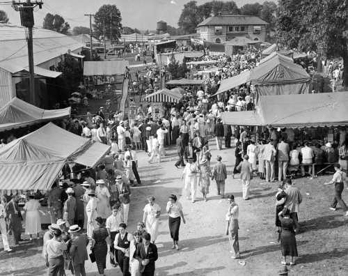 A. Aubrey Bodine's Timonium Fair (1936) Photograph Showcases His Pioneering Pictorialist Style