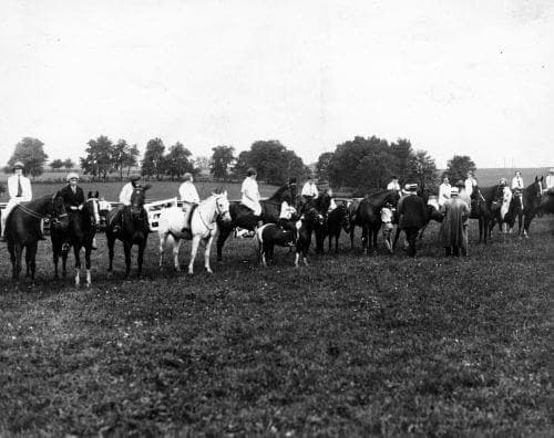 A. Aubrey Bodine's Legacy Captured in My Lady’s Manor Horse Show Photograph