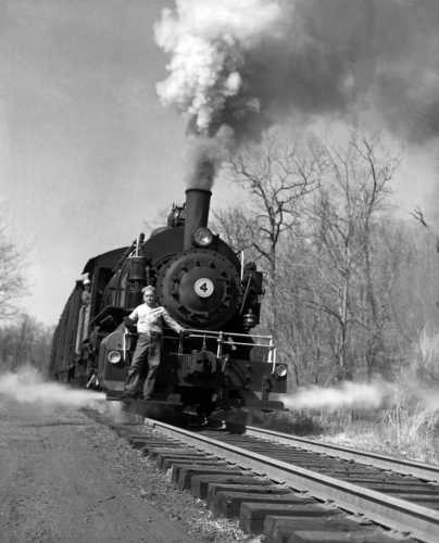 Historic Steam Locomotive Operation at St. Elizabeth's Hospital Preserved in Bodine Photograph