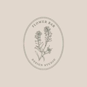 company logo for: Flower Bar Design Studio