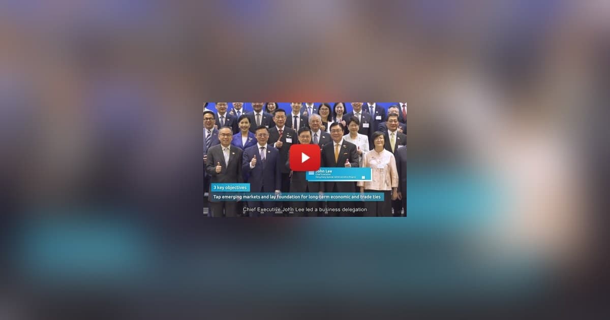 Hong Kong deepens ties with Central Asia through high-level delegation visit