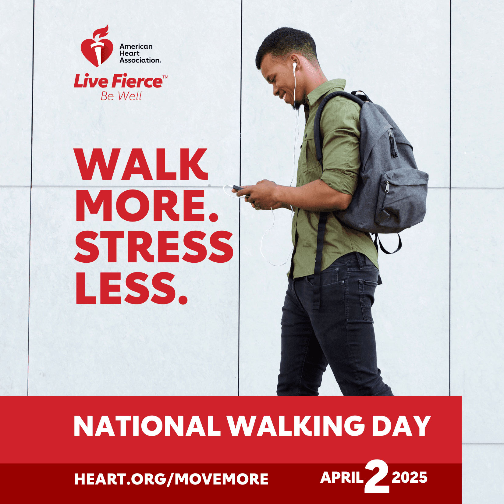 Breaking the Sedentary Cycle: National Walking Day Promotes Heart Health and Wellness