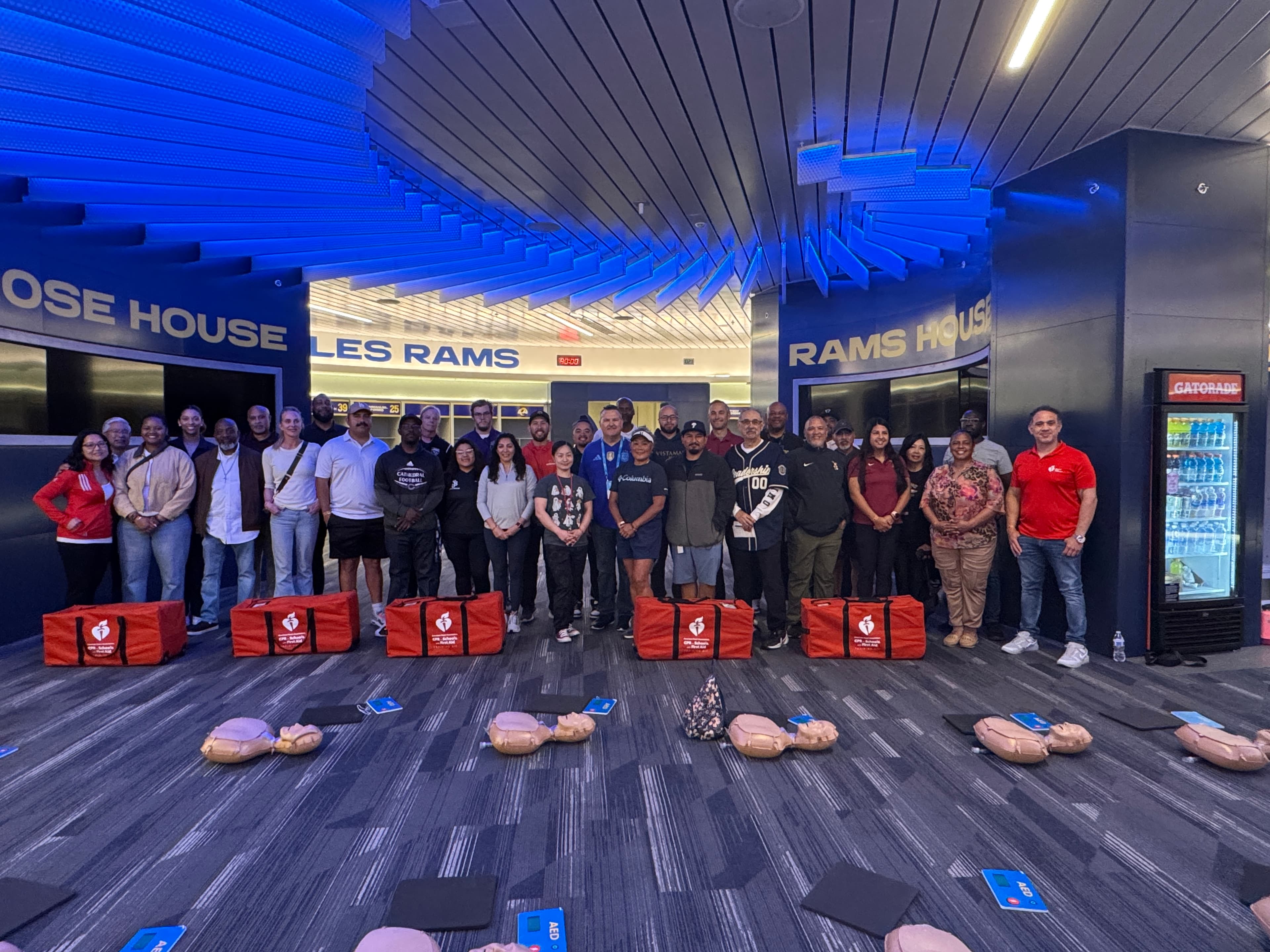 Los Angeles Rams Partner with American Heart Association to Train 22 Schools in Life-Saving CPR Techniques